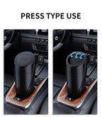 Car Trash Can, 2 Pack Leakproof Mini Garbage Bin with Lid, 40 Bags | Leakproof, Mini, Garbage Bin with Lid