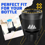 Integral Hydro Expander - Car Cup Holder Expander Organizer with Adjustable Base - Rubber Tabs Hold Most 32-40 oz Bottles and Large Cups