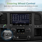 Touch Screen Radio for Chevy Silverado 1500 2500 3500 2007-2013, Android Stereo for Silverado GMC Sierra Acadia Support CarPlay Android Auto AM/FM GPS 4Core 64GB - with Camera