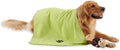 Pet Grooming Microfiber Towel, Embroidered Collection, X-Large,41x23.5, Lettuce Green