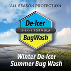 Advanced All Season Windshield Washer Fluid | Ultra Low VOC Formula |Extreme -27°F Winter Protection | 128 Fl. Oz | 4 Pack