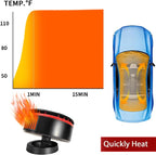 12V Portable Car Heater That Plugs into Cigarette Lighter, 150W Windshield Defogger Defroster, Car Heaters for Vehicle