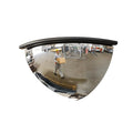 18" 1/4 Acrylic Quarter Dome Security Mirror – 90 Degree Convex Corner Safety Mirror for Blind Spot Elimination in Warehouses, Offices, Retail Stores, and Parking Garages (1, 18 Inch)