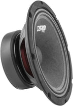 PRO-GM8 Loudspeaker - 8", Midrange, Black Steel Basket, 580W Max, 190W RMS, 8 Ohms - Premium Quality Audio Door Speakers for Car or Truck Stereo Sound System (1 Speaker)