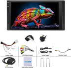 6.83in Car Stereo for Mercury Grand Marquis (1995-2011) Base Trim Angle w/Wifi/GPS Navigation/Bluetooth w/Carplay Android Auto TouchScreen Car Radio Receiver w/Backup Camera, Android 14, 4+64G