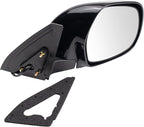 Passenger Side Mirror Assembly Electric Adjustment Heated No Memory Black Compatible with 2003-2009 Toyota 4Runner TO1321199