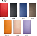 Orange Car Registration and Insurance Holder with Magnetic Closure for Glove Box Organizers Car Document Holder Car Document Organizer Car Glove Box Organizer