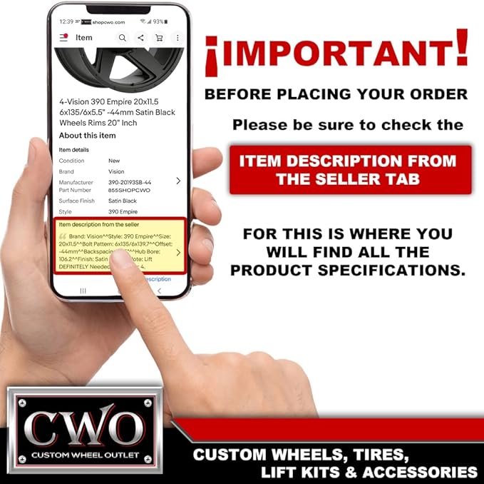 AR172 BAJA 15X10 6X5.5 3.81-43mm POLISHED - AR1725183