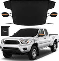 Windshield Cover for Ice and Snow, 600D Oxford Windshield Snow Cover with Side Mirror Covers Magnetic Car Cover for Snow Frost Winter Windshield Covers Fits Car Truck Van SUV (77x 47 Inches)