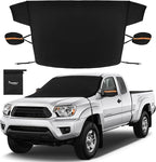 Windshield Cover for Ice and Snow, 600D Oxford Windshield Snow Cover with Side Mirror Covers Magnetic Car Cover for Snow Frost Winter Windshield Covers Fits Car Truck Van SUV (77x 47 Inches)
