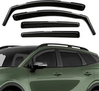 in-Channel Rain Guards Fit for Kia Sportage 2023 2024 2025 2026, Durable Side Windows Rain Guard Wind Deflectors 2023-2026 Sportage Rain Guard Black 4 PCS