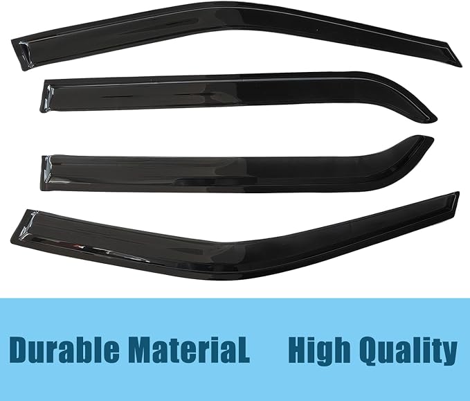 Window Visors Rain Guards for Ford Explorer 2011-2019 Window Deflectors | Vent Deflector, Vent Visor, Sun Shades, Window Shields, Car Accessories, Dark Smoke