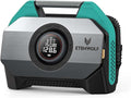 VORTEX S6 Tire Inflator Portable Air Compressor for Heavy-duty Vehicles, Cordless Air Pump for Car & Inflatables with 19200 mAh Battery, 100% Duty Cycle & Dual Cylinder Bike Pump, Dark Cyan