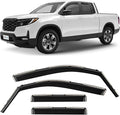 in-Channel Incredibly Durable Rain Guards for Honda Ridgeline 2017-2026, Original Window Deflectors, Vent Window Visors, Vent Deflector, 4 pcs. - 617499