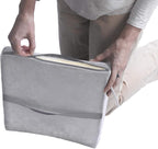 Comfort Touch Heated Lumbar Support Cushion, Gray