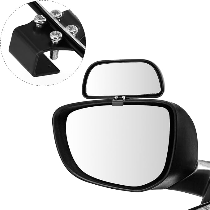Blind Spot Mirror - 2 Pack Rear View Concave Mirror Blindspot Wide Angle Mirror for Universal Cars