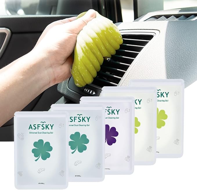 Car Cleaning Gel for Car Detailing Car Cleaning Putty for Interior Cleaner for Car Vents Car Cleaning Gel Pack 450g（5 Pack）