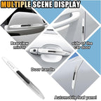 4PCS Car Door Edge Guards Car Side Door Protector, Rearview Anti-Collision Bumper Trim Guard Sticker, Auto Body Self Adhesive Anti-Scratch Strips for SUV Pickup Truck (Transparent)