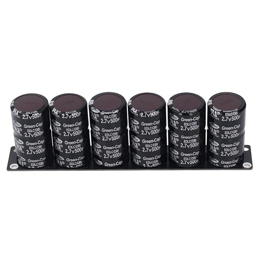 6 in Super Capacitor Set 1 2.7V500F Super Capacitor Capacitor Energy Storage Components 16V 83F for Electronic Devices