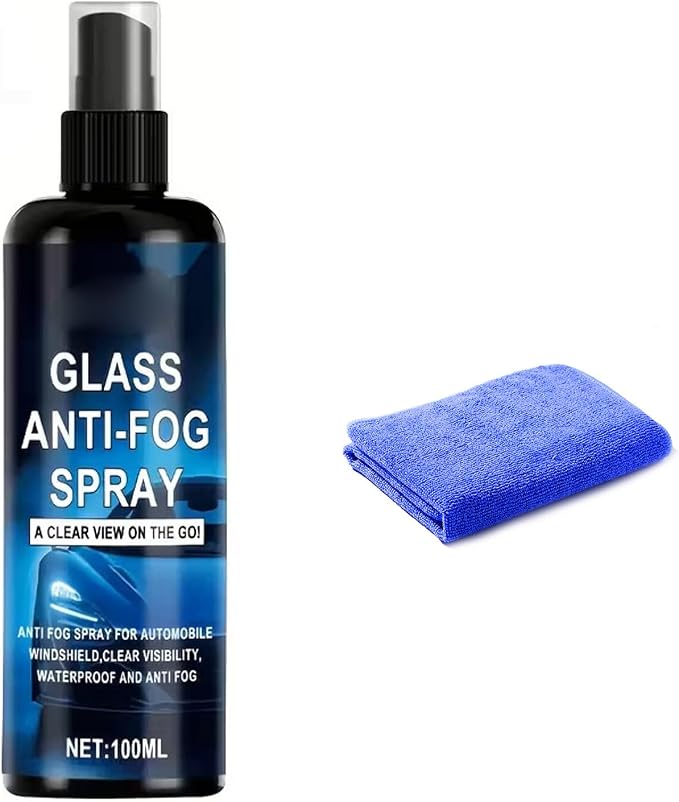 Anti Fog Defogging Sprayed for Car Windshield and Helmet Clear Enhancement Long Lasting Formulas Prevents Fog Accumulation Car Glass Anti Fog