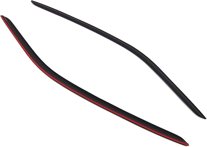 Outside Mount Window Vent Visors Rain Guards Compatible with Chevrolet Camaro 2010-2016 | Side Window Wind Deflectors Rain Shields | Smoke Tinted, 2 Pcs Set, DGWV-033
