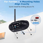 20-Mins Easy Install RV Backup Camera Wireless for Furrion: HD 1080P Rear View Camera with 7-Inch DVR Monitor - Clear Night Vision Wide View Reverse Camera with AI Detection