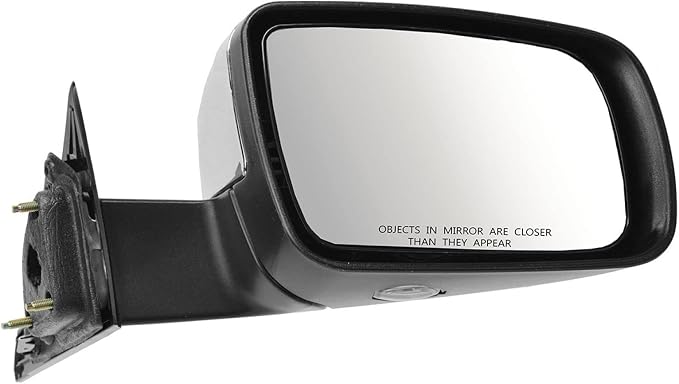 2 Piece Driver and Passenger Side Mirror Assembly Set Electric Adjustment Heated Memory Chrome Compatible with 2005-2007 Ford Five Hundred Mercury Montego FO1320376 FO1321376