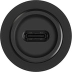 CPDACCKO Dash Mount Extension with 3 ft Cable, 12V Car Charger with Type-C Port Compatible with Apple CarPlay/Android Auto with USB-C to USB-A Adapter, Power Socket for Car, Truck, Boat