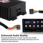 4-Channel Full-Range Amplifier, 80Wx4 Audio Modification Power Amplifier Digital Sound Processor Class A/B for Android Car Player