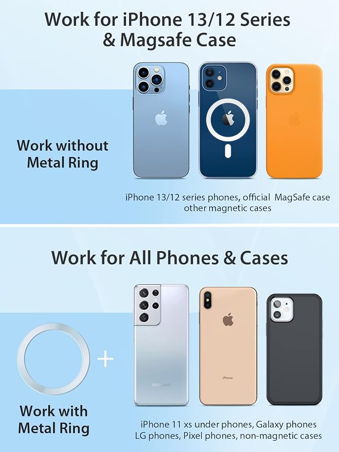 for MagSafe Car Mount [Upgraded Strongest Magnet Power] Magnetic Phone Holder for Car Vent 360 Adjustable Magnetic Car Phone Holder Mount for iPhone 16 Pro Max 15 14 13 12 Plus Mini