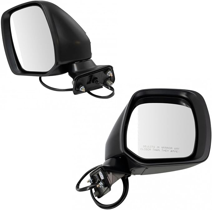Driver & Passenger Side Power Heated Mirrors Paint to Match Without Blind Spot Compatible with 2011-2017 Nissan Quest NI1320280 NI1321280