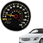 Car Steering Wheel Sun Shade Cover Funny Speedometer Design Steering Wheel Sun Block Anti-Heat Aluminum Foil Steering Wheel Cover Steering Wheel Sun Heat Shield for Cars SUV Truck Van