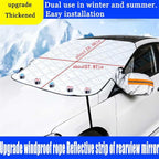 Car Sunshade, Snow Blocking, Antifreeze, Sun Protection, and Rainproof are Easy to Install to Resist Frost, Snow, Wind, and rain
