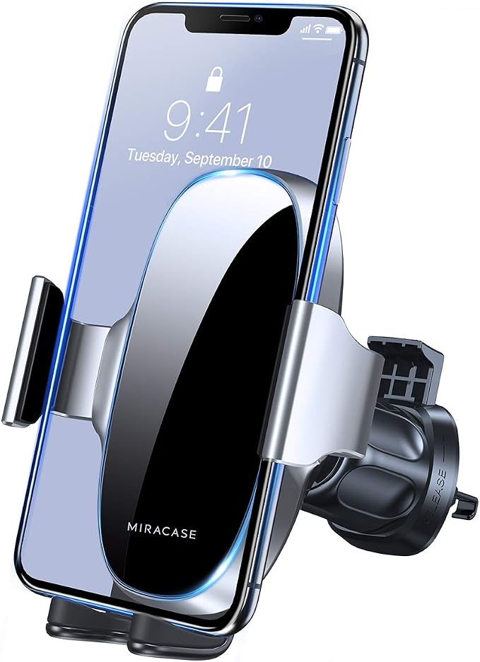 Upgraded-2nd Generation Universal Phone Holders for Your Car, Hands Free Air Vent Car Phone Holder Mount Compatible with iPhone 16/15/14/13/12/11 Series and All Phones