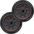 Subwoofer Package of 2 Items: 6.75" CompRT Subwoofers DVC 4-ohm (Pair) - 2X 48CWRT674 Subs