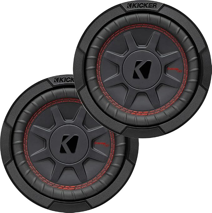 Subwoofer Package of 2 Items: 6.75" CompRT Subwoofers DVC 4-ohm (Pair) - 2X 48CWRT674 Subs