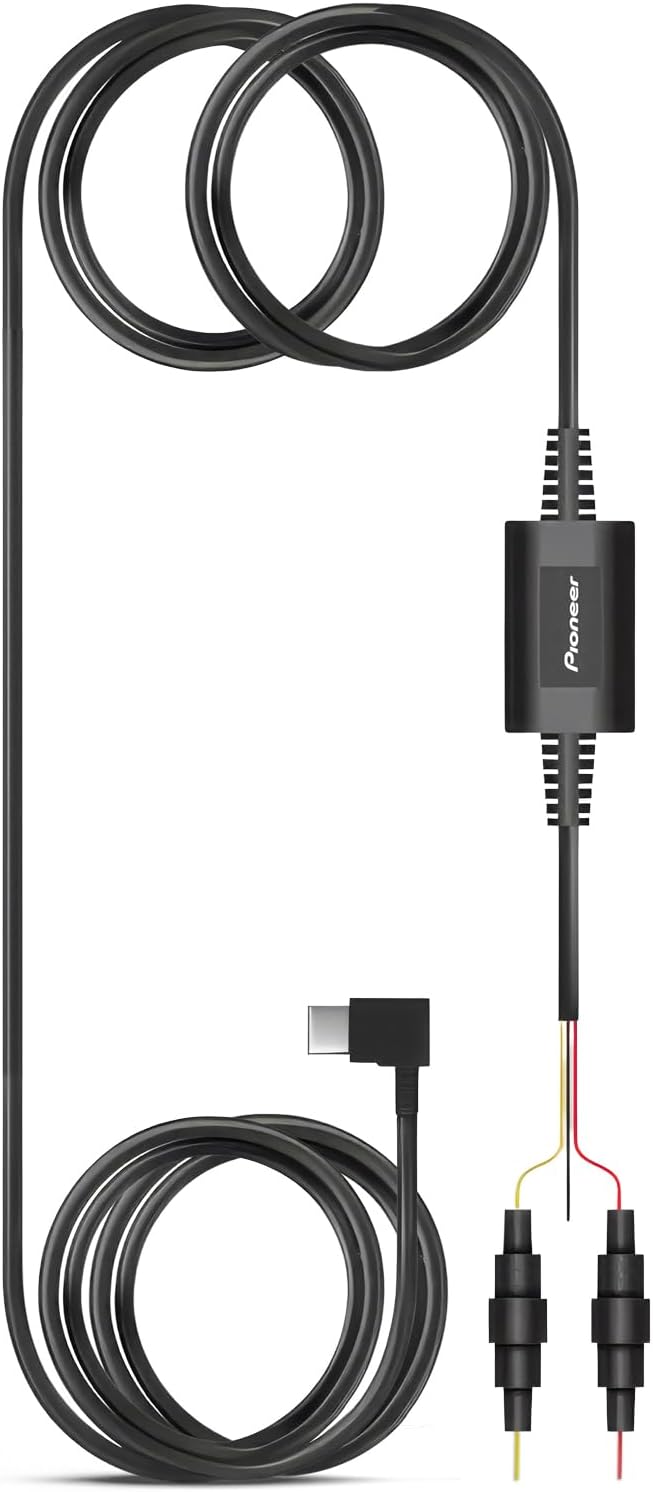 RD-HWK300 USB-C Hardwire Kit for Compatible Dash Cams – 12-24V to 5V with Low Voltage Protection, Fuse Safety, Parking Mode Support for Continuous Recording