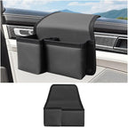 Car Window Armrest Storage Box, Comfortable Leather Vehicle Door Side Arm Rest Pad Organizer Bag, Multifunctional Automotive Window Armrest Storage Pocket, Universal for SUV Van Truck (Black)