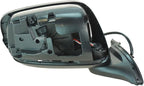 2 Piece Driver and Passenger Side Mirror Assembly Set Electric Adjustment Heated No Memory Black Compatible with 2009-2014 Honda Fit HO1320246 HO1321246