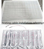 12V Pre-Assembled Heating Cable Low Voltage Silicon Rubber Heating Wire for DIY Steering Wheel Heating,Self Made Warmer Incubator,Seat Heater (8ft)