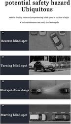 KARKOR Blind Spot Mirror Round HD Glass Convex 360° Wide Angle Side Rear View Mirror Exterior Accessories and Interior for Cars SUV and Trucks Pack of 2