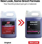 Malco Ultra Violet Premium Wash'n Wax – Best 2-In-1 Car Wash and Wax/Cleans and Provides A Durable, High-Gloss Shine in One Fast and Easy Step / 1 Gallon (107101)