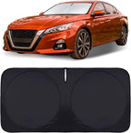 for Altima 2024 Windshield Sun Shade Sunshade for Nissan Altima Sedan 2019-2022 2023 Windshield Cover Front Window Sun Shield Foldable Sun Visor Protector UV Heat Protection Car Accessories