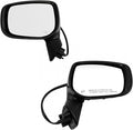 Driver and Passenger Side Power Heated Mirror Set Paint to Match Without Turn Signal Compatible with 2018-2019 Subaru Outback Legacy