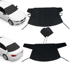 Windshield Cover, 600D Oxford Automotive Windshield Snow Cover for Ice, Snow, Frost & Sunlight, Vehicle Window Protector Windscreen Shield with Mirror Cover for Sedan & Medium SUVs