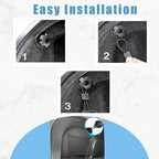 2 Pcs Small Cargo Net, 21.6 ×9.8in Car Storage Mesh Pocket | Automotive Cargo Nets Stretchable Cargo Net Storage Mesh Net with 8 Mounting Screws and Hooks Cargo Netting for Suv Car Truck