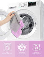 Microfiber Cleaning Cloth Roll-75 Sheets, 12" x 12" (Purple) | Super Absorbent, Lint-free, Tear-away Microfiber Towel Roll, for All-Purpose Cleaning, Reusable Alternative to Paper Towels