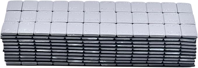 Stick On Wheel Weights - 0.25-Ounce, Grey Colored Coating, Blue Adhesive Tape - Professional Quality Tire Balancer Stickers - Durable Car, Vehicle, Automobile Accessories & Parts - Pack 4320