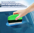 3PCS Car Window Oil Film Cleaning Brush, 2026 Upgrade 2.0 Clear View Glass Cleaner, Auto Glass Oil Film Remover, Anti-Rain & Anti-Fog Protection for Safe Driving, Complete Kit with Brush & Towel