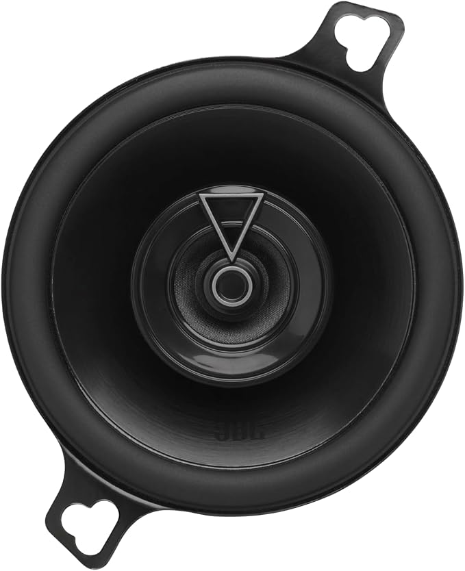 Club 34F - 3-1/2" (87mm) Two-Way Car Speaker, 75 Watts Peak, 25 Watts RMS, Sensitivity (@ 2.83V): 89dB, Frequency Response: 90Hz – 20kHz, Nominal Impedance: 3.0 ohms